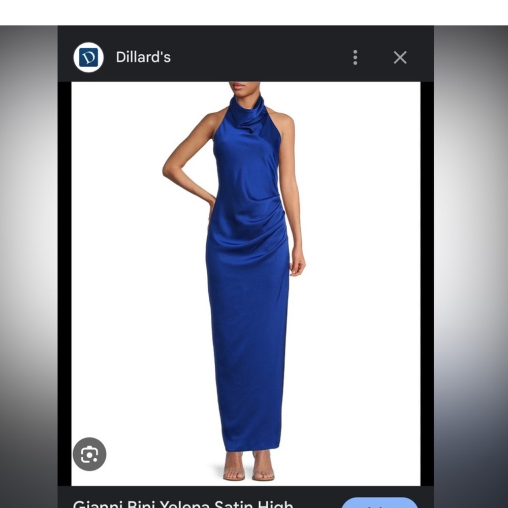 Gianni Bini Royal Blue Maxi Dress